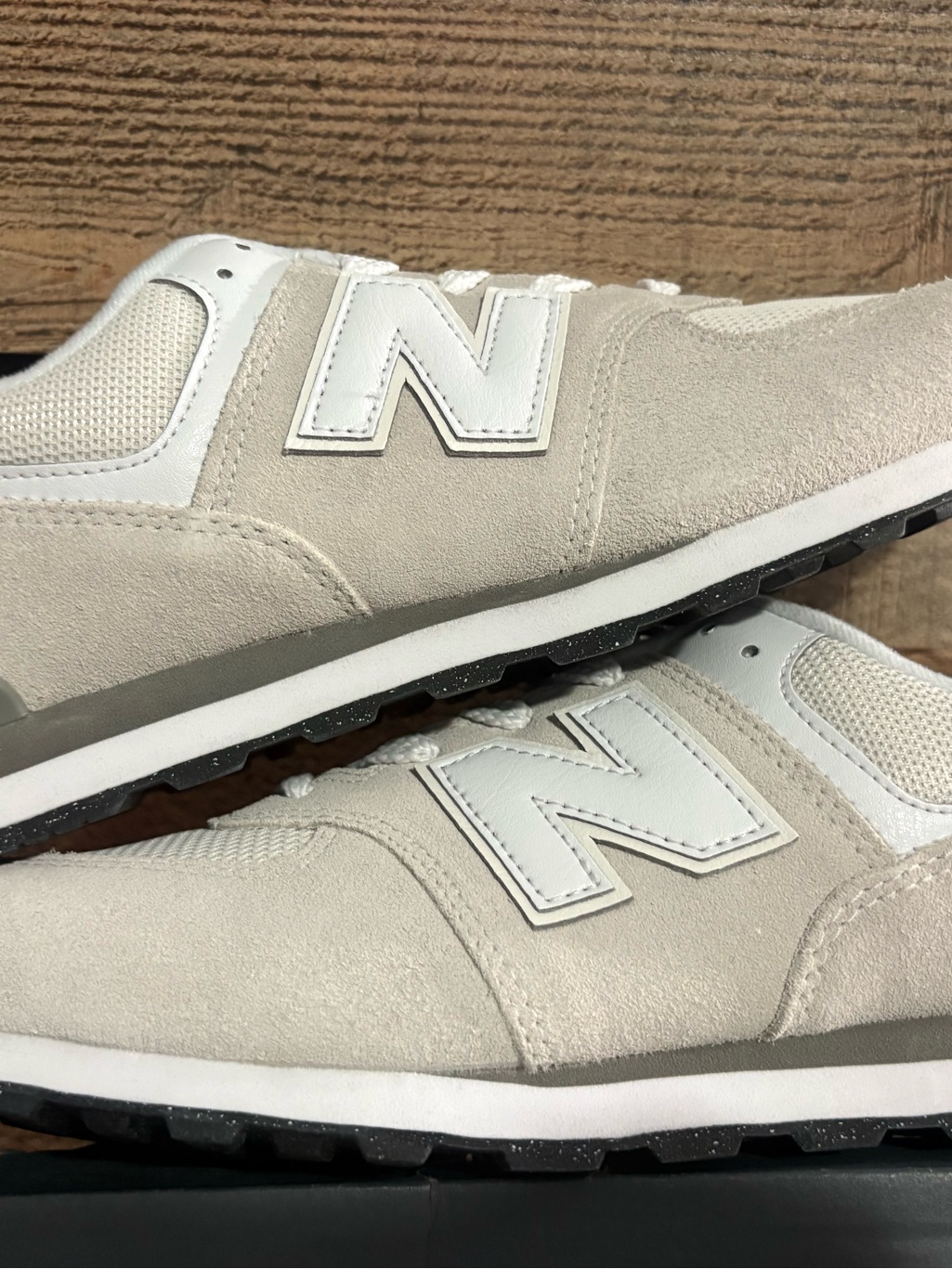 New Balance White And Blue 574 Insole Sneaker